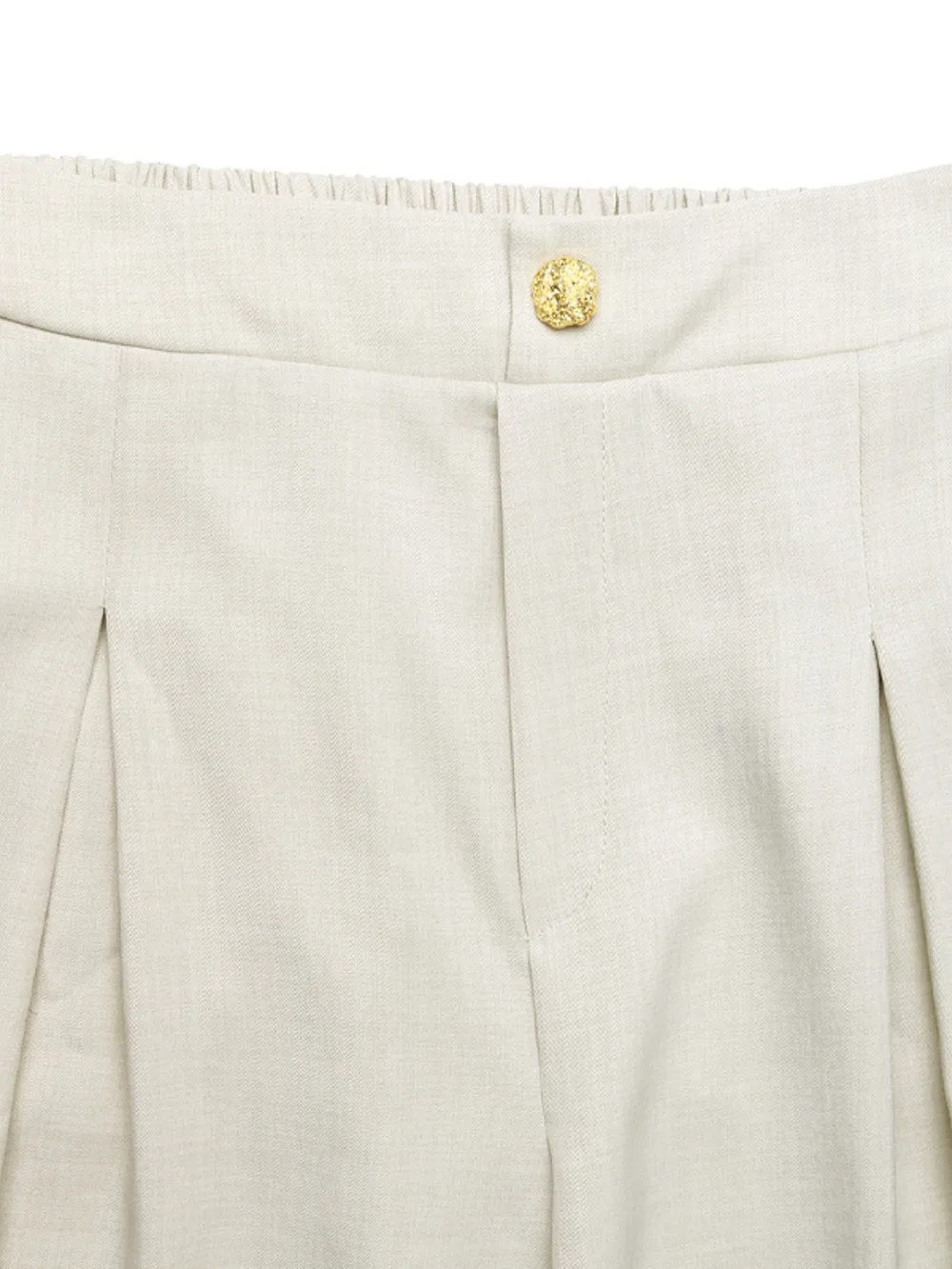Slit Wide Leg Pleated Pants, image 8