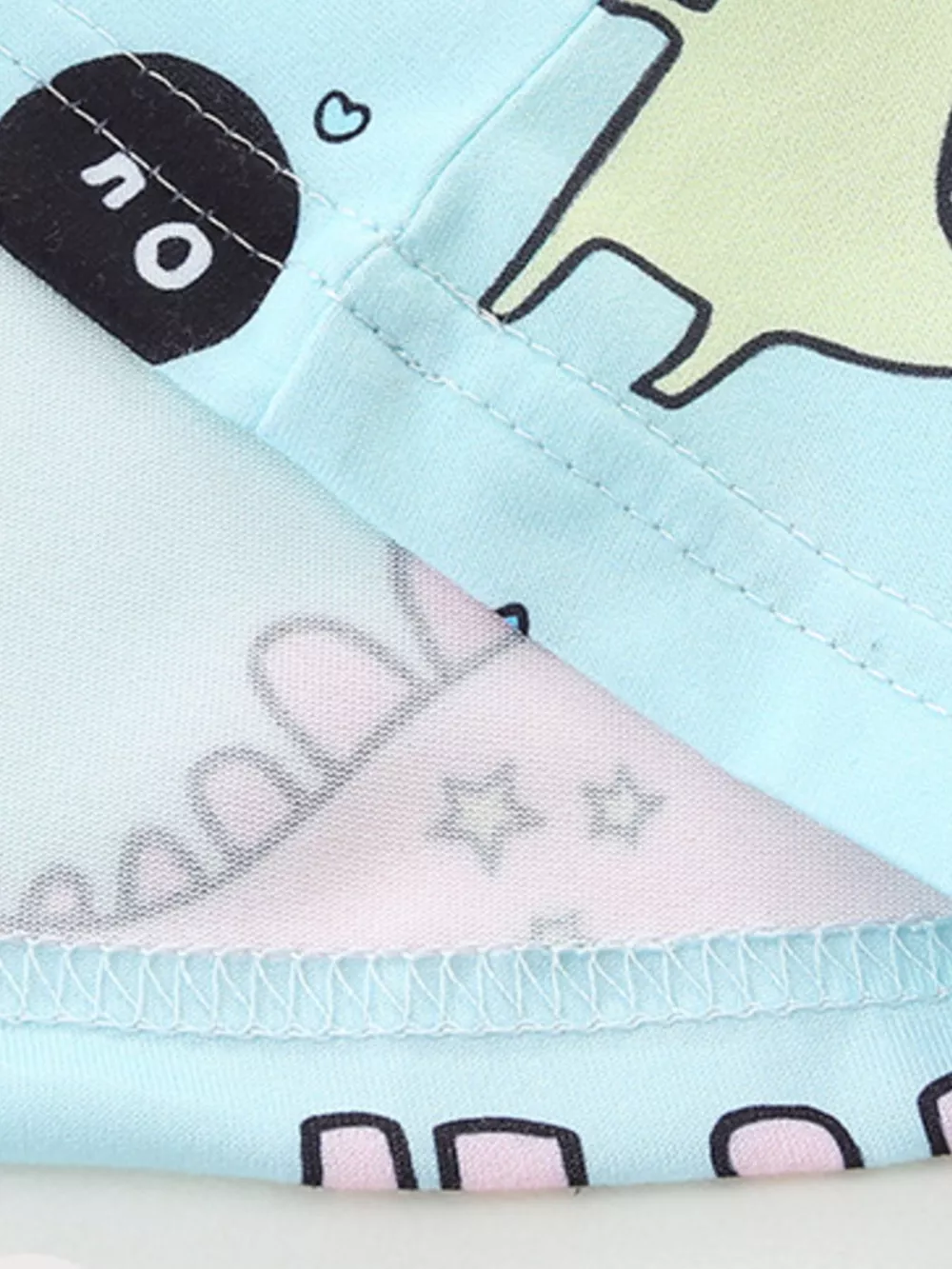 Children's Cute Cartoon Dinosaur & Unicorn Print Casual Dress, image 5