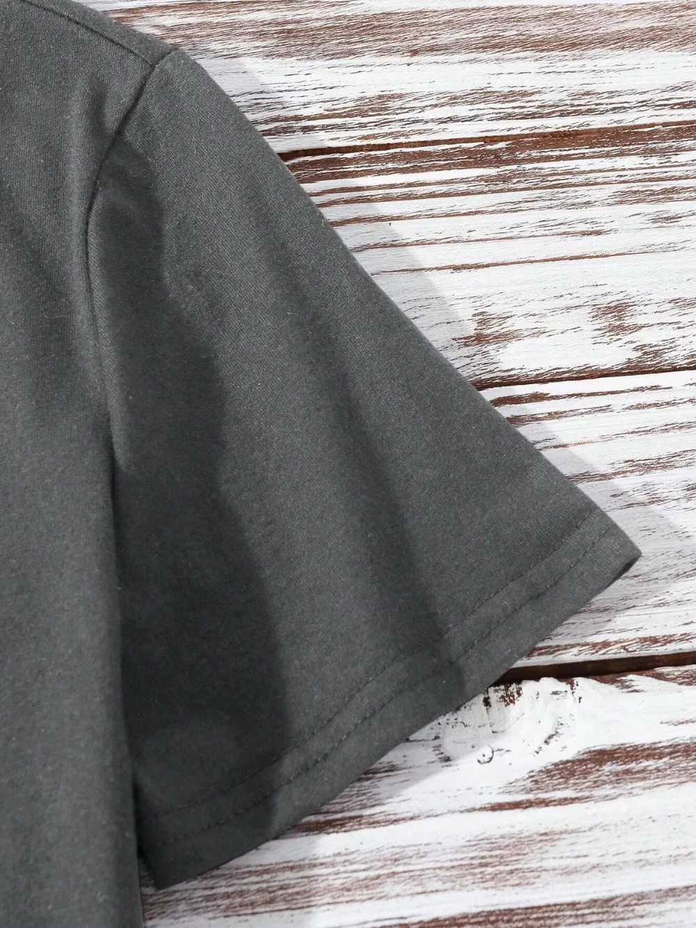 Lucky Clover Round Neck Short Sleeve T-Shirt, image 4