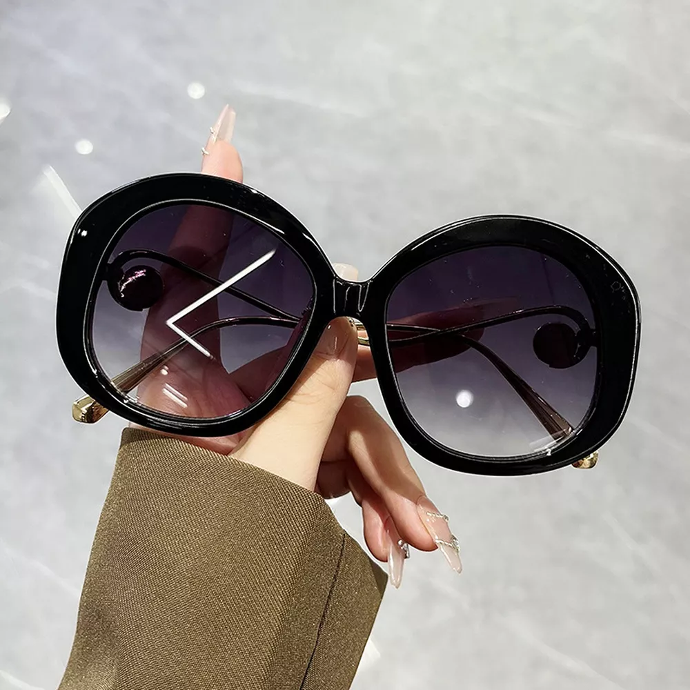 Oversized Round Frame Sunglasses