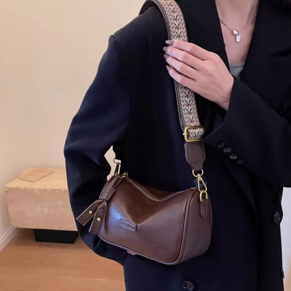 Wide Strap Crossbody Bag, image 5