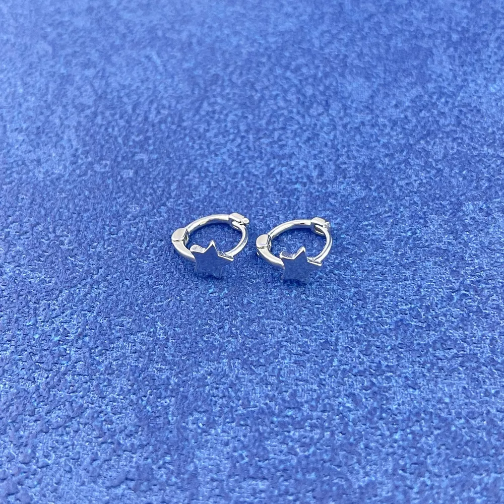 925 Sterling Silver Star Earrings, image 5