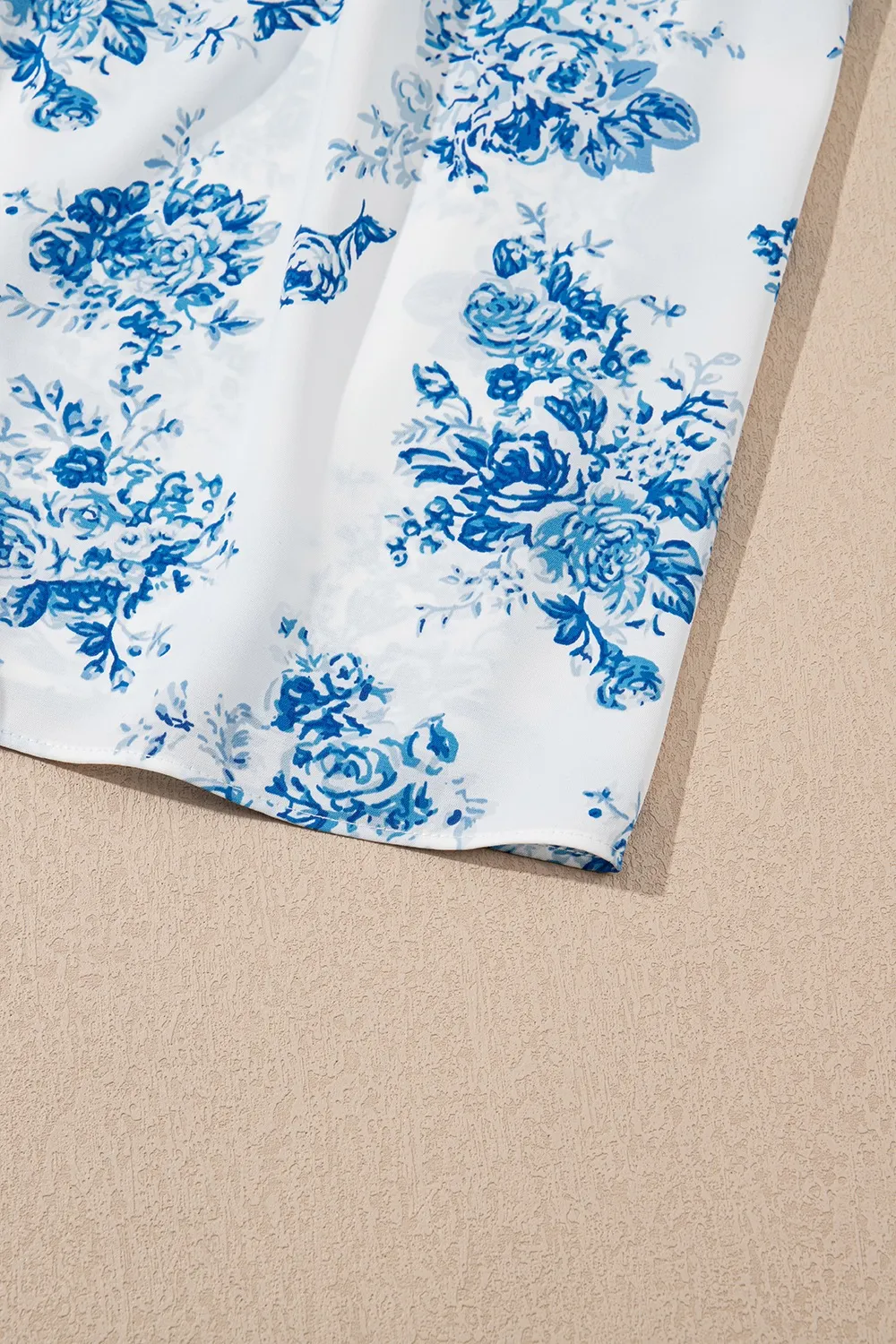 Printed Tie Shoulder Dress, image 8
