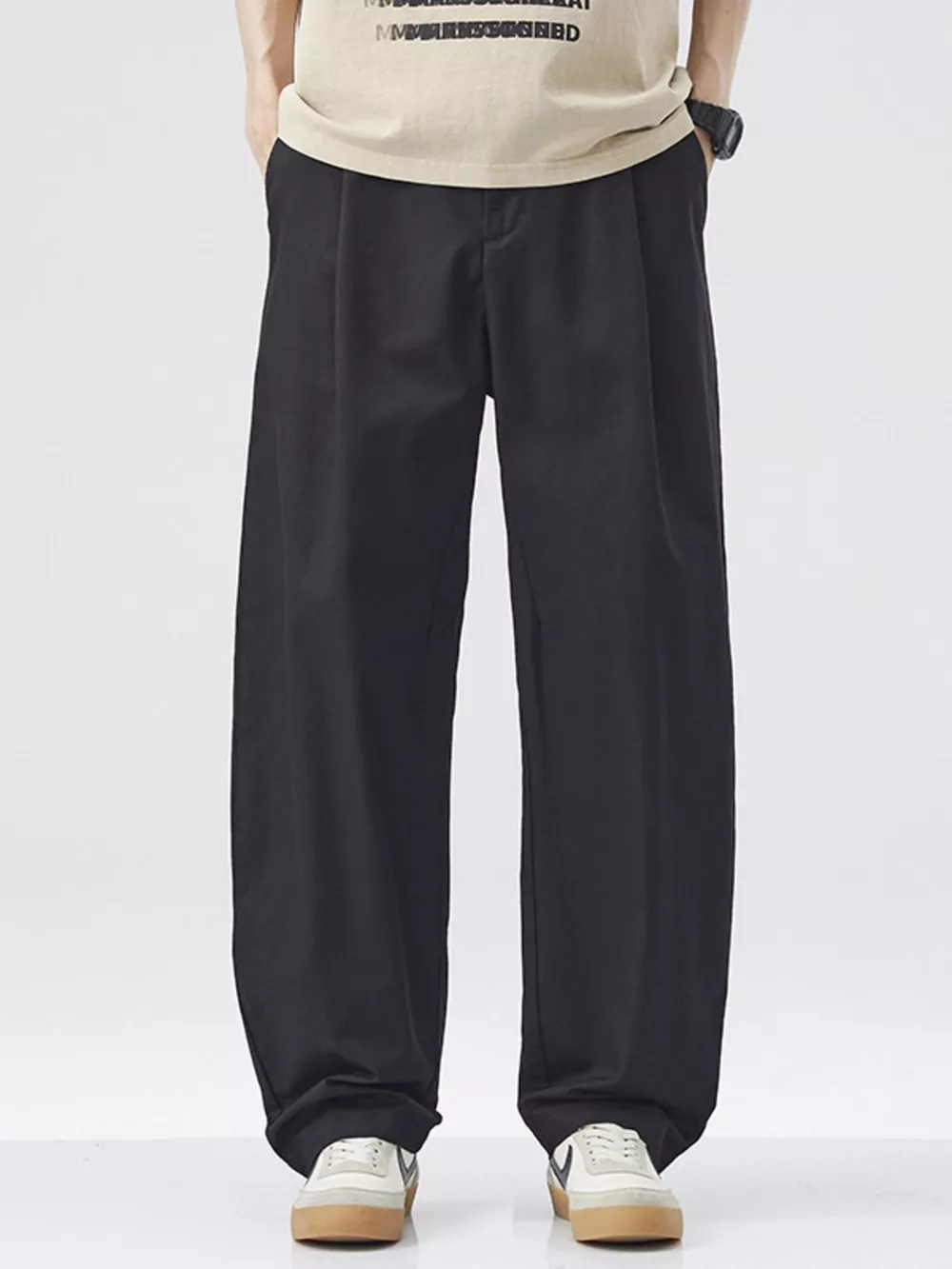 Men's Wide Leg Casual Pants, image 2
