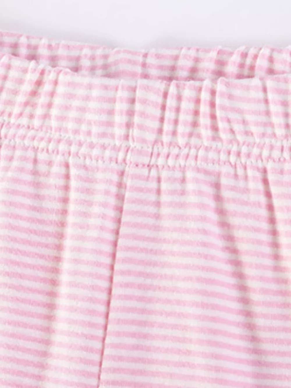 Children's Cute Cat Applique Peplum Top and Striped Leggings Set, image 5