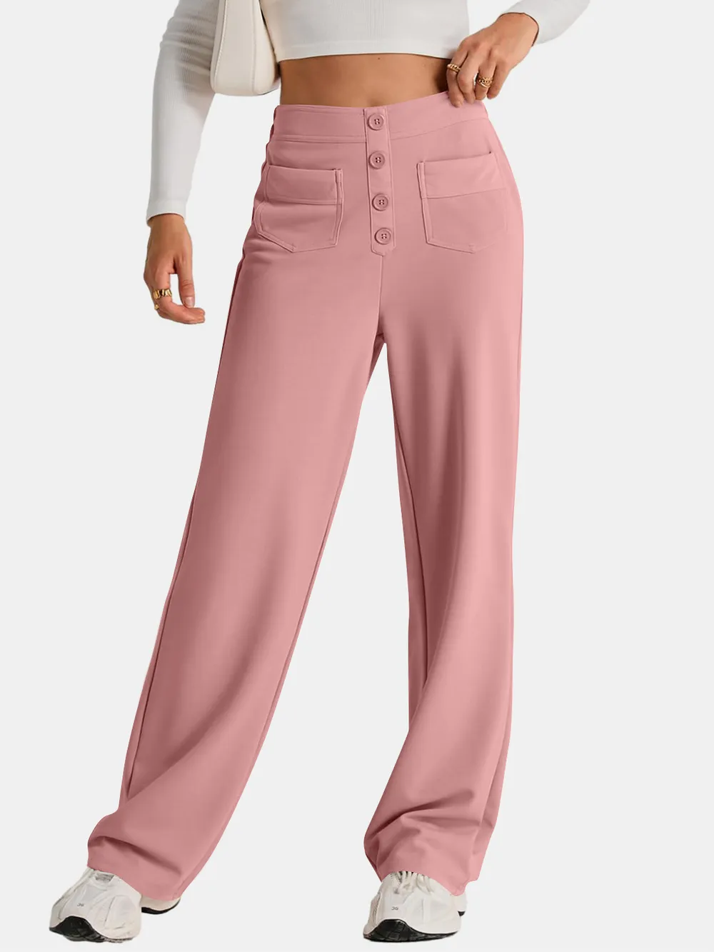 High Waist Wide Leg Pants, image 17
