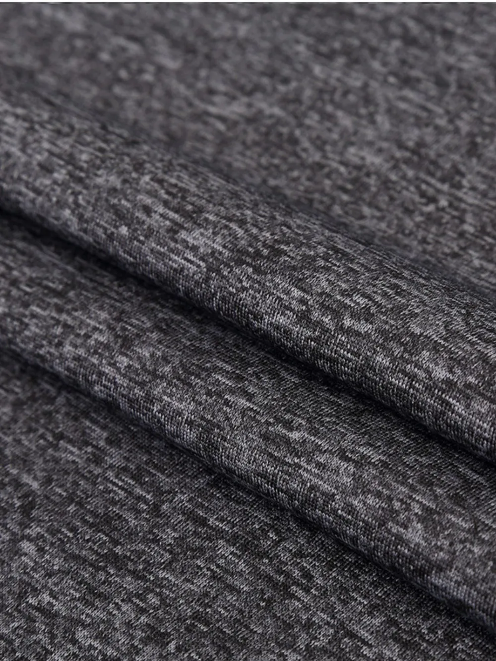 Men's Classic Heathered Polo Shirt with Contrast Collar, image 5