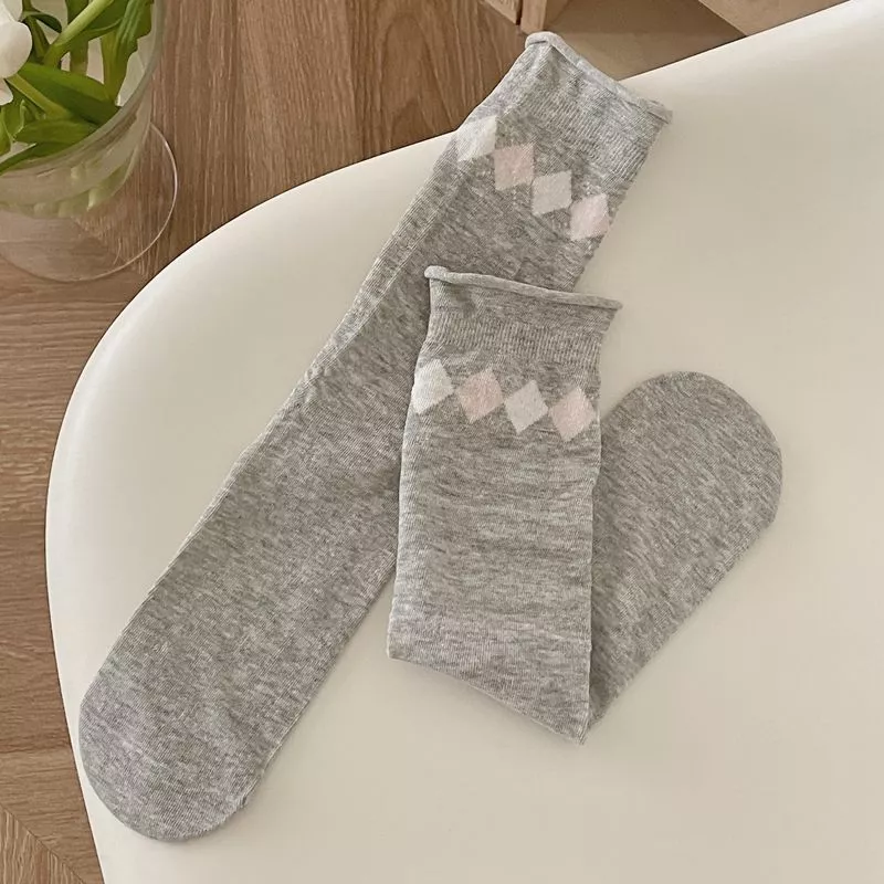 Breathable Cotton Casual Crew Socks Set, image 6