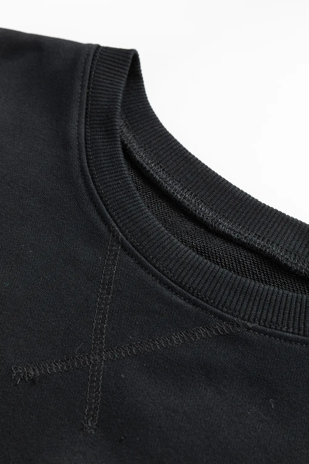 Solid Color Round Neck Long Sleeve Sweatshirt, image 24