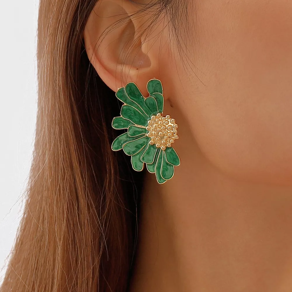 Flower Stud Earrings, image 17