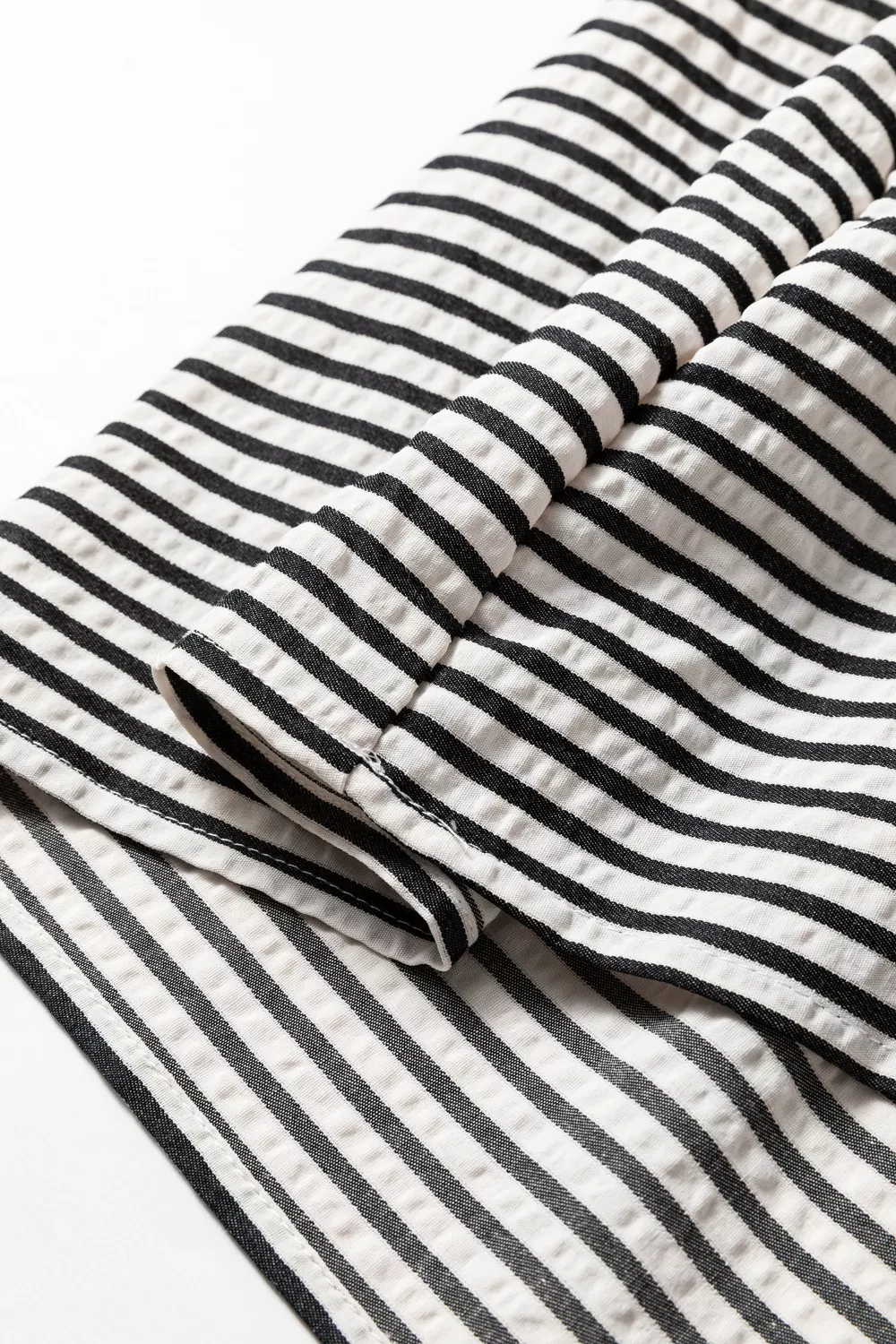 Striped Ruffle Sleeve Tiered Midi Dress, image 10