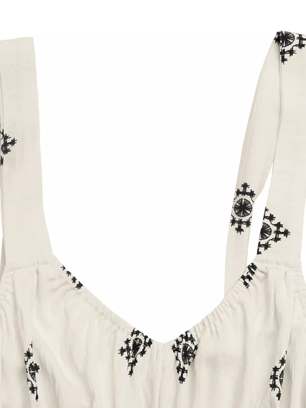 Printed Wide Strap Midi Dress, image 6