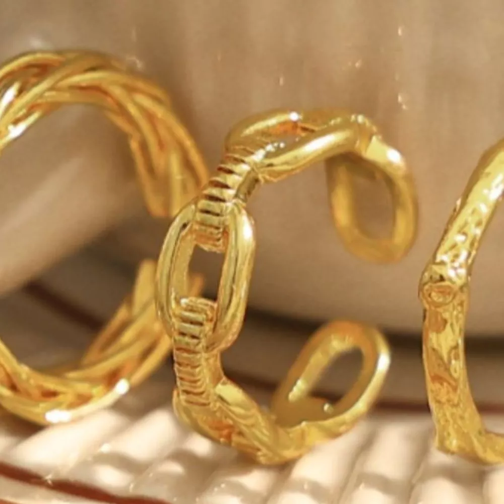 18K Gold-Plated Open Ring, image 6