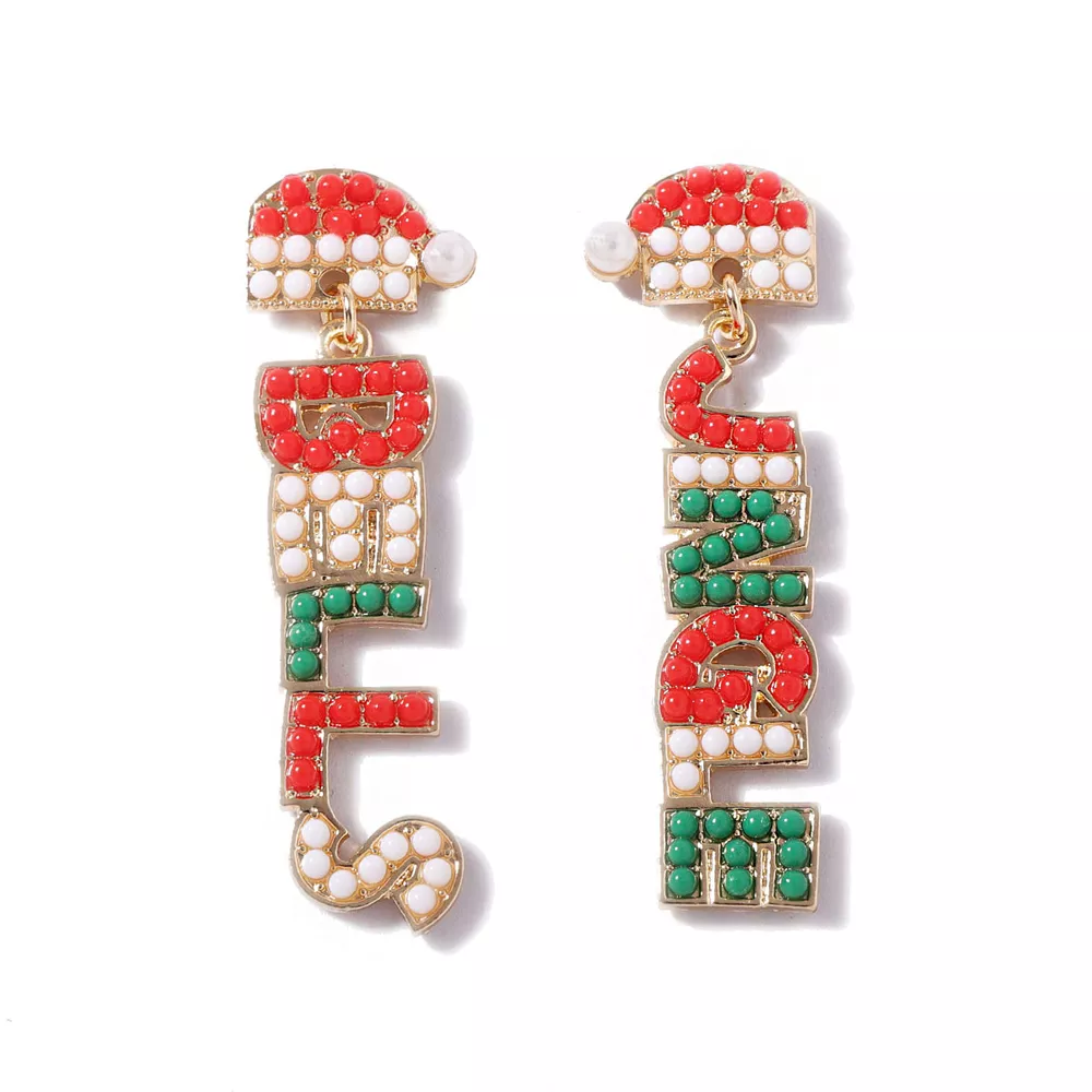 Christmas Jingle Bells Drop Earrings, image 6