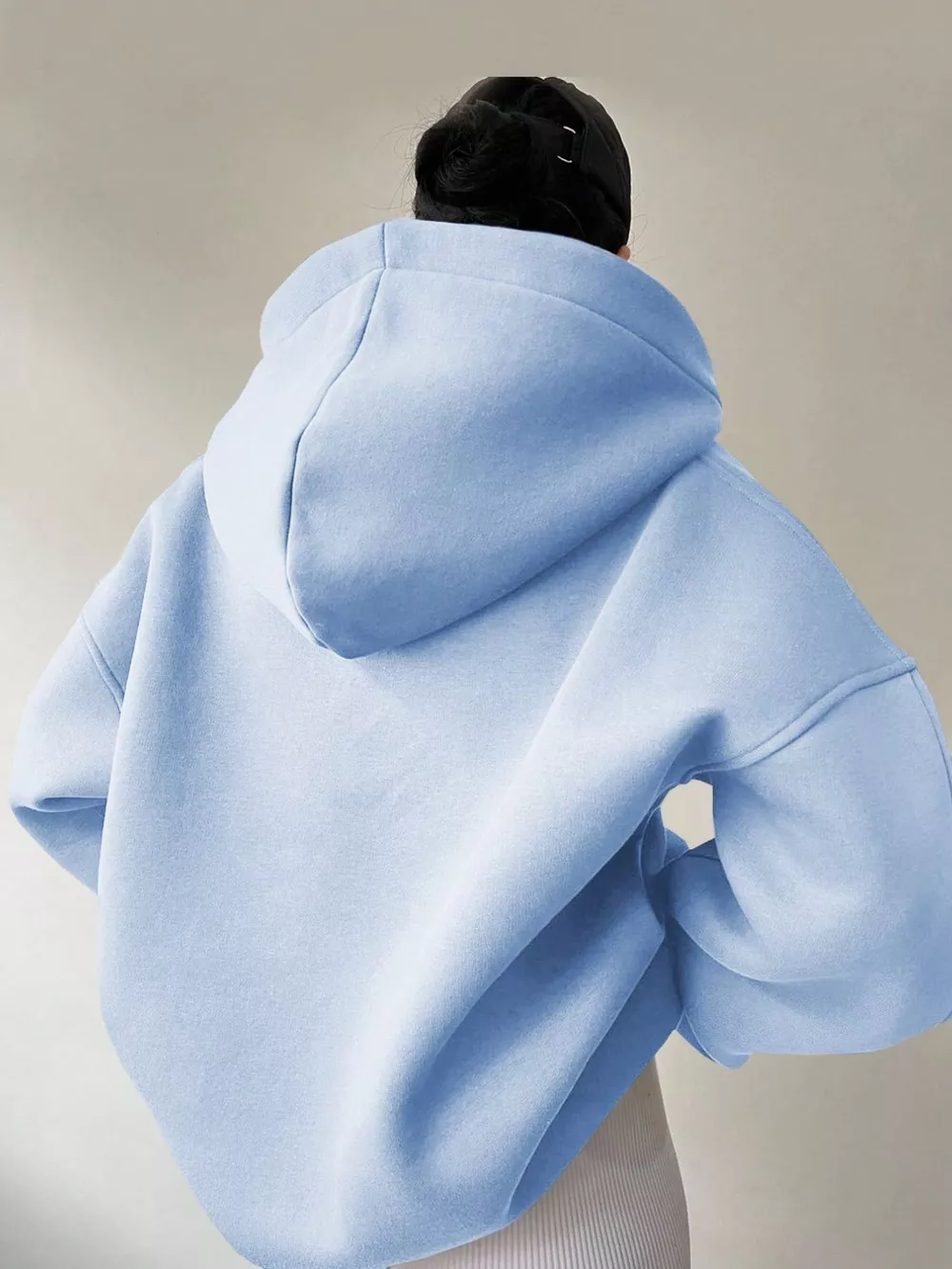 Dropped Shoulder Long Sleeve Sweatshirt, image 12