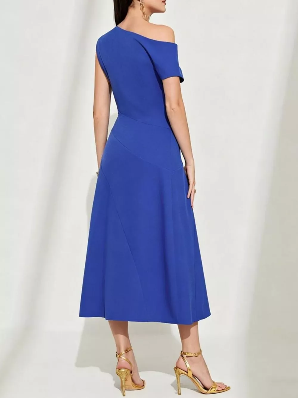 One-Shoulder Midi Dress, image 6