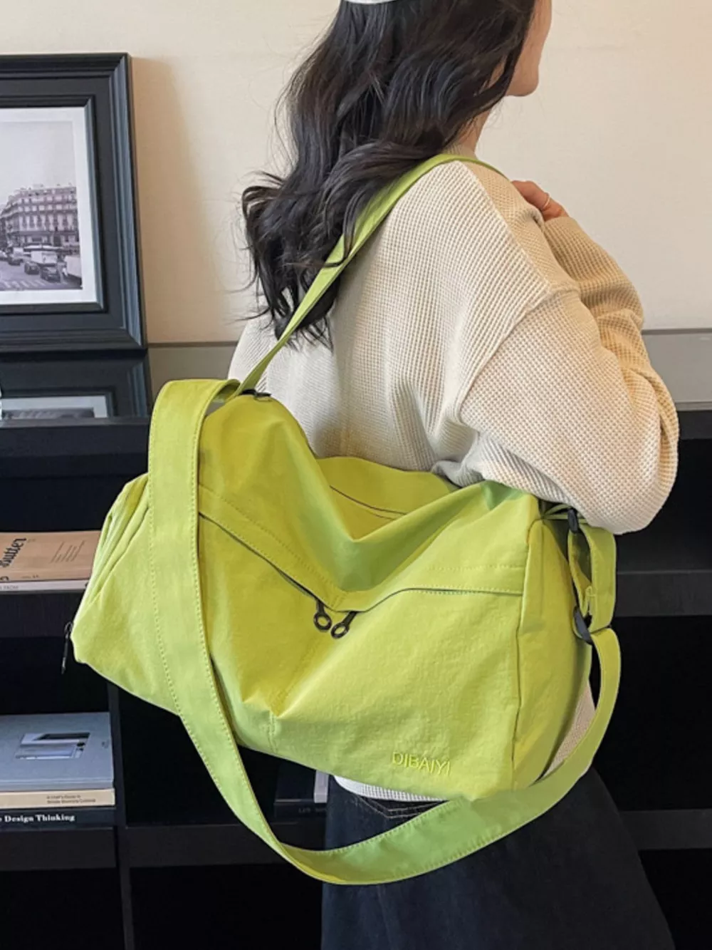 Adjustable Strap Duffle Bag, image 3