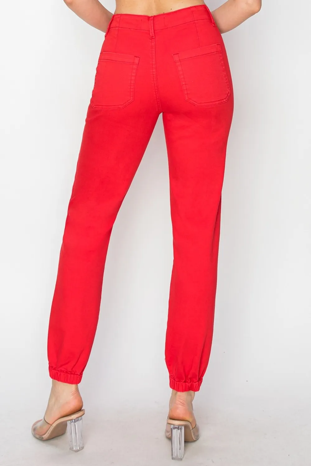 Full Size High Waisted Jogger Jeans, image 6