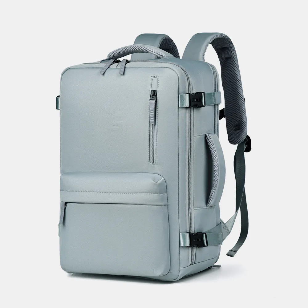 Oxford Cloth Side Pockets Backpack Bag with Handles, image 4