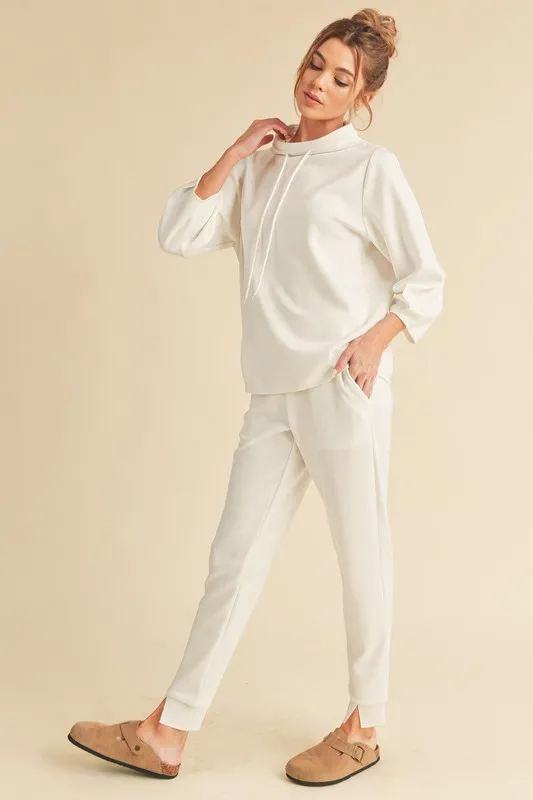 Elastic Waist Joggers with Pockets, image 3