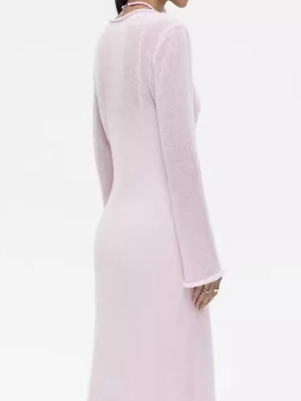 Ribbed Knit Cami Dress and Cover Up Sweater Set, image 3