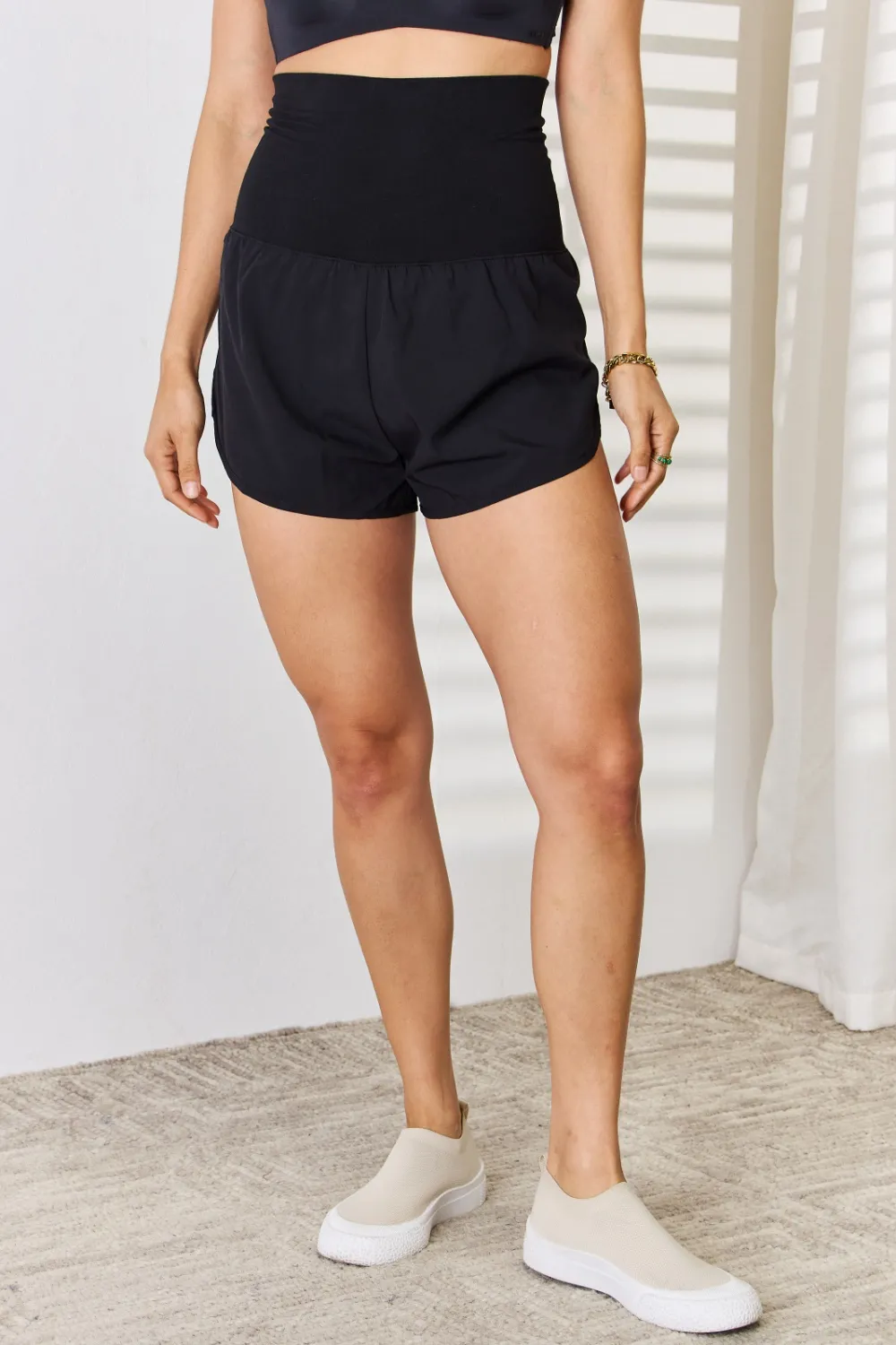 Full Size High Waist Tummy Control Shorts
