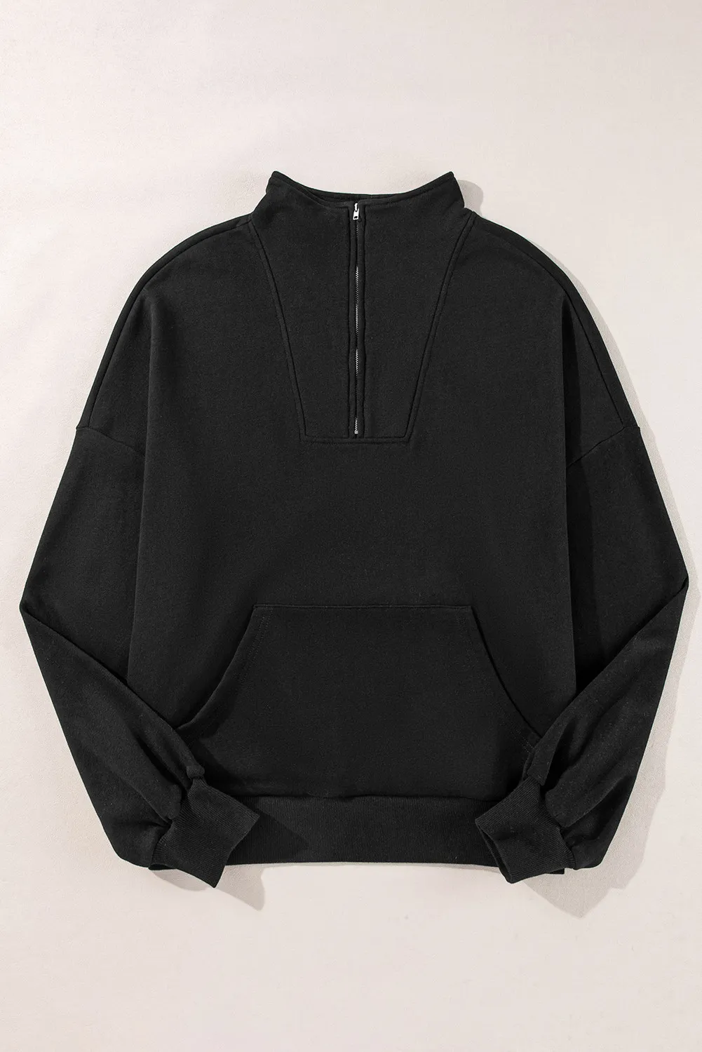 Half Zip Long Sleeve Sweatshirt, image 11