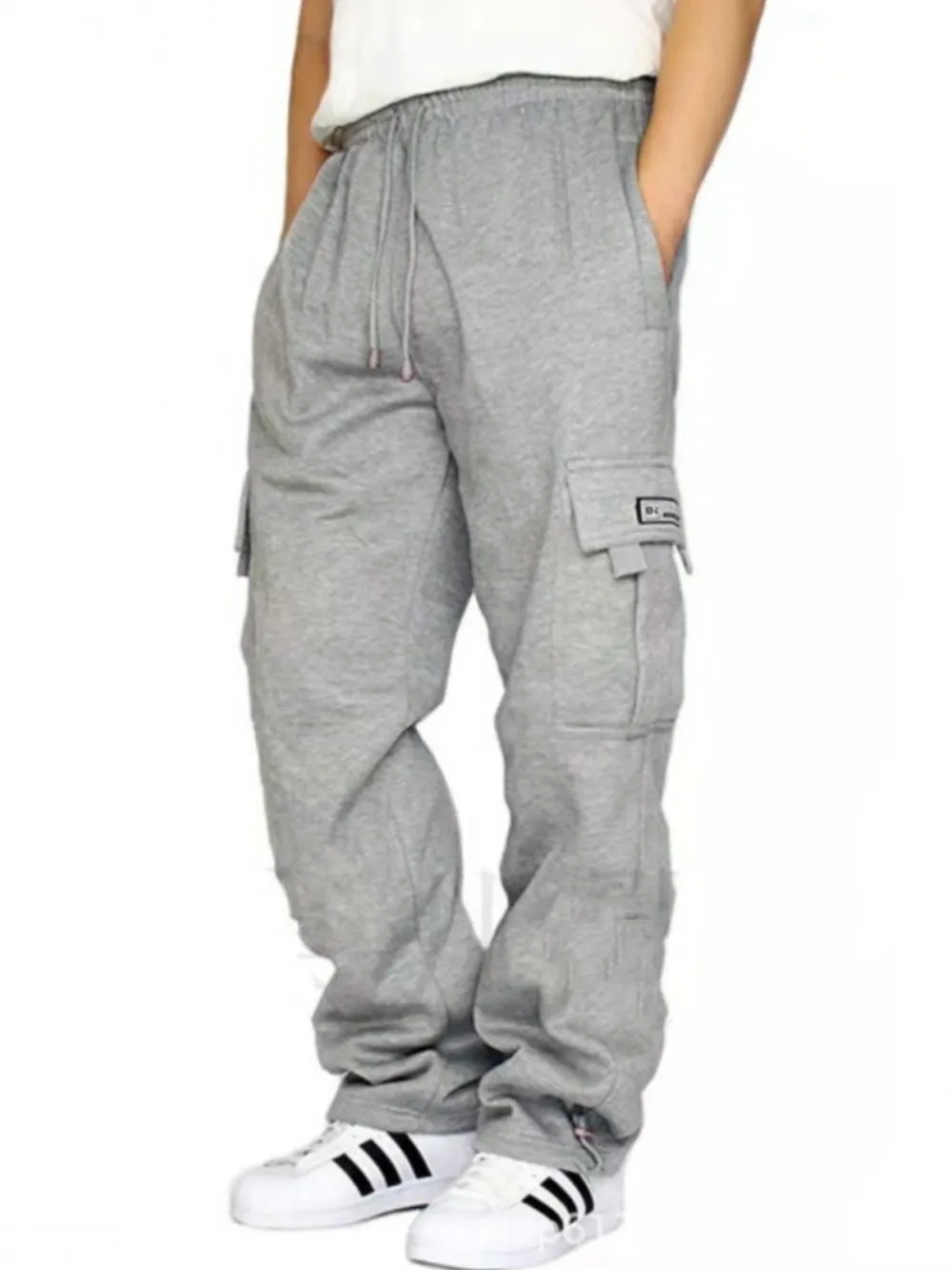 Men's Full Size Drawstring Pants Plus Size, image 4