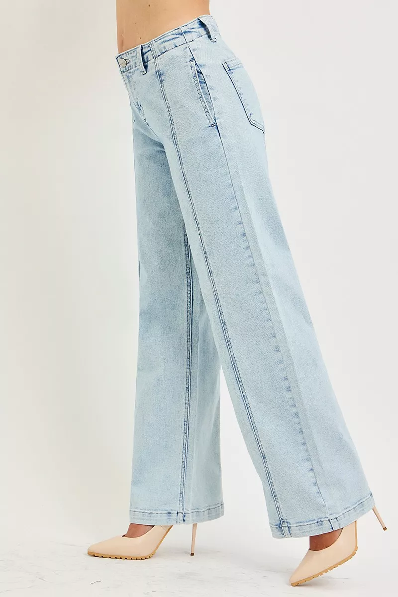 Slouchy Wide Leg Jeans, image 4
