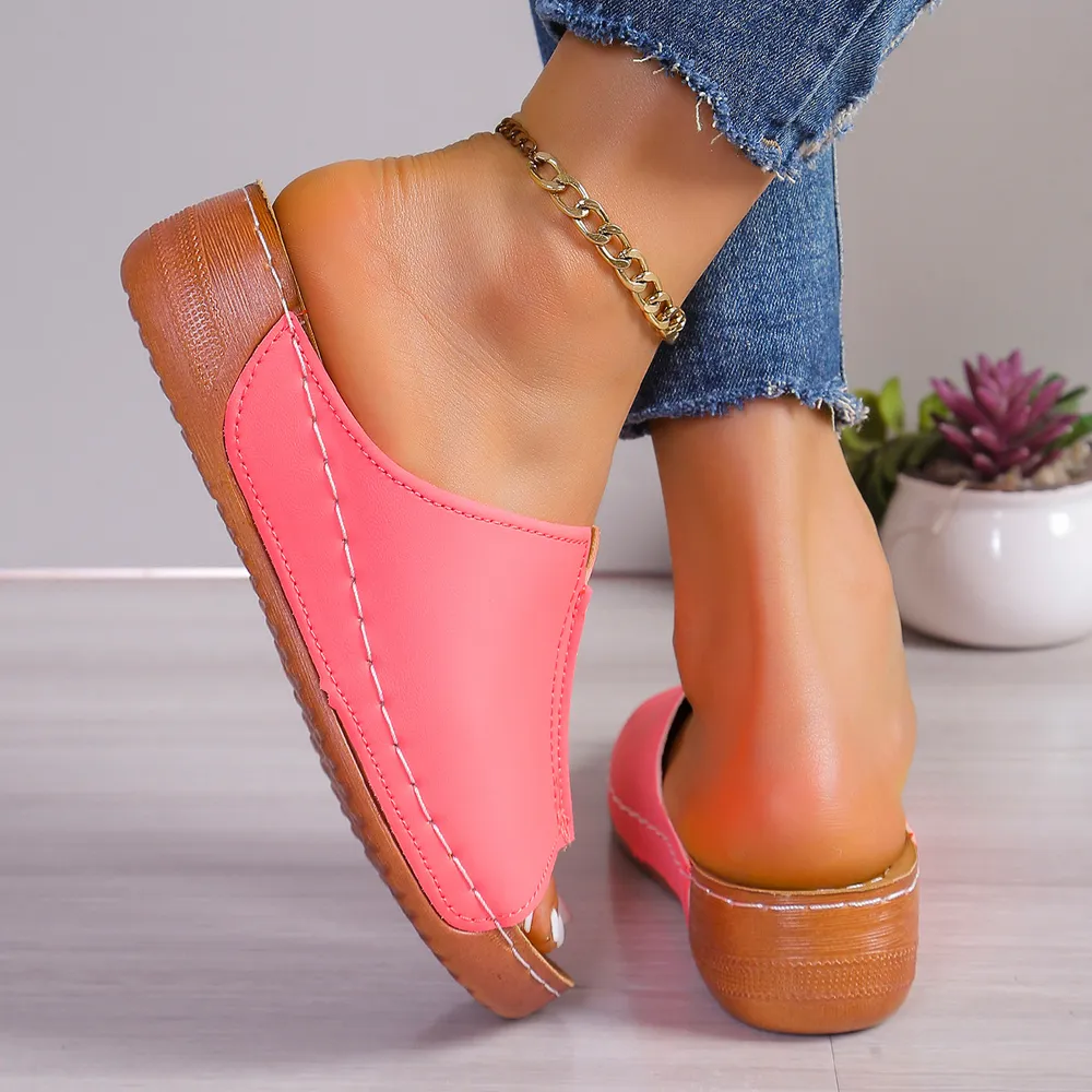 Open Toe Wedge Sandals, image 3