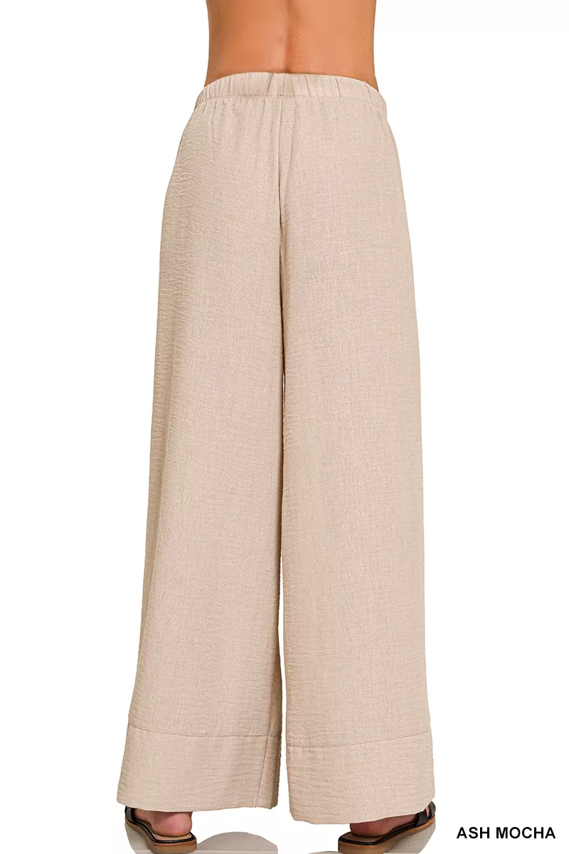 Woven Airflow Drawstring Pants, image 3