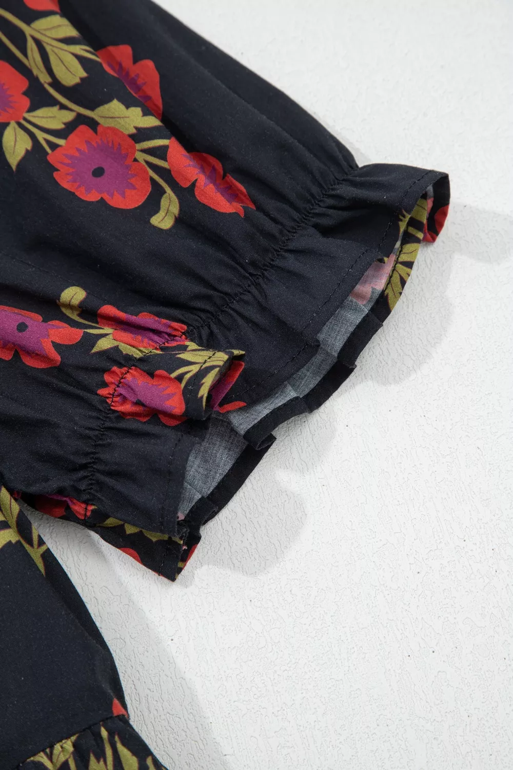 Floral Print Tiered Maxi Dress, image 7
