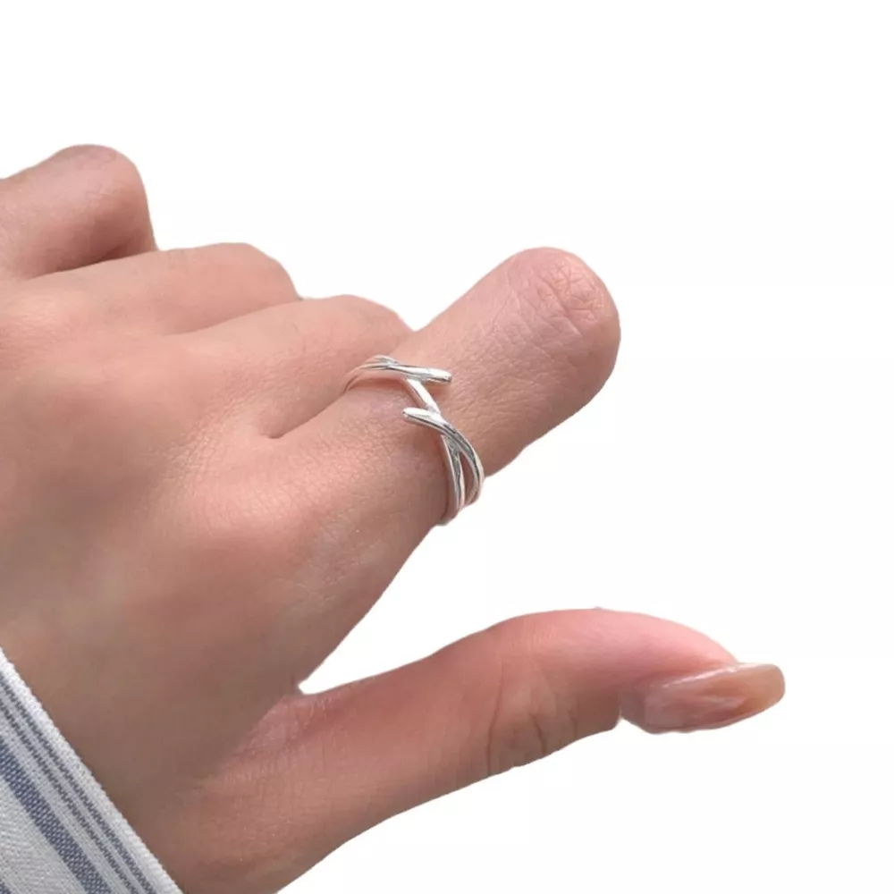 925 Sterling Silver Open Ring, image 8