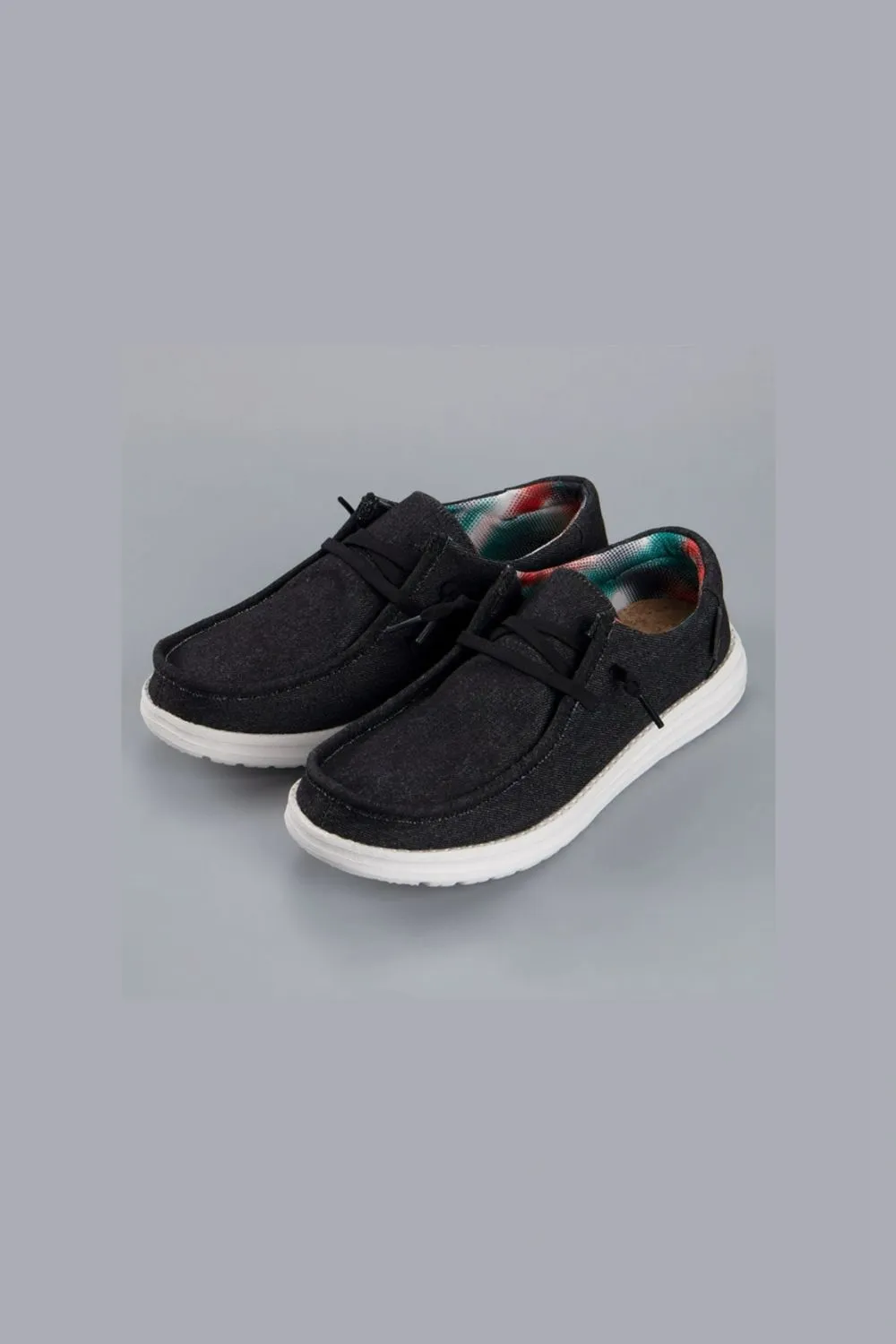 Round Toe Canvas Sneakers, image 7