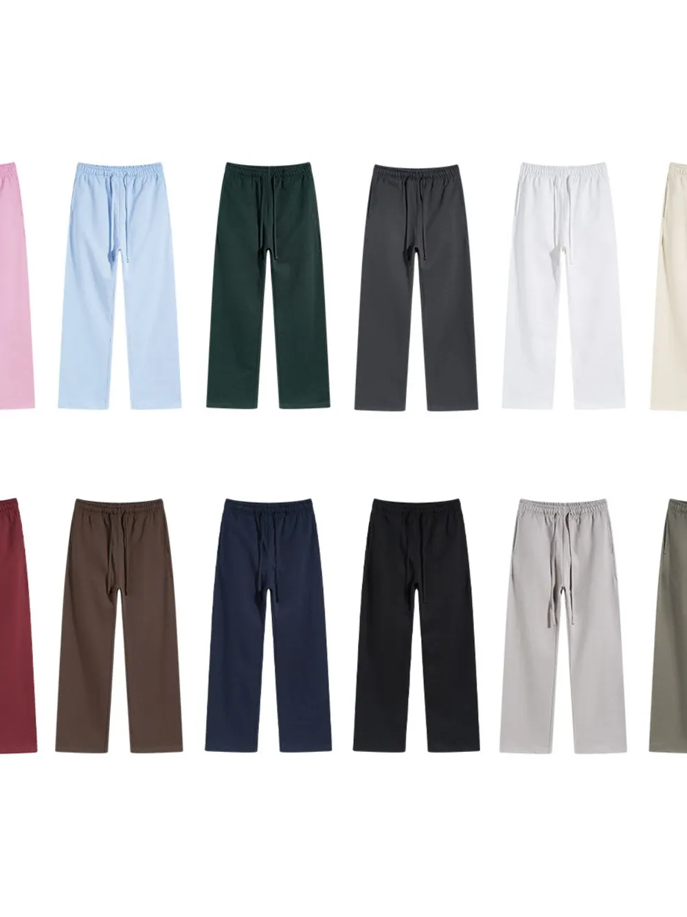 Men's Drawstring Loose Fit Pants, image 17