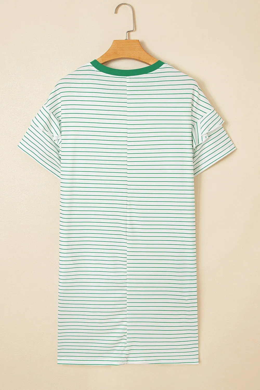 Casual Striped T-Shirt Dress with Pockets, image 11