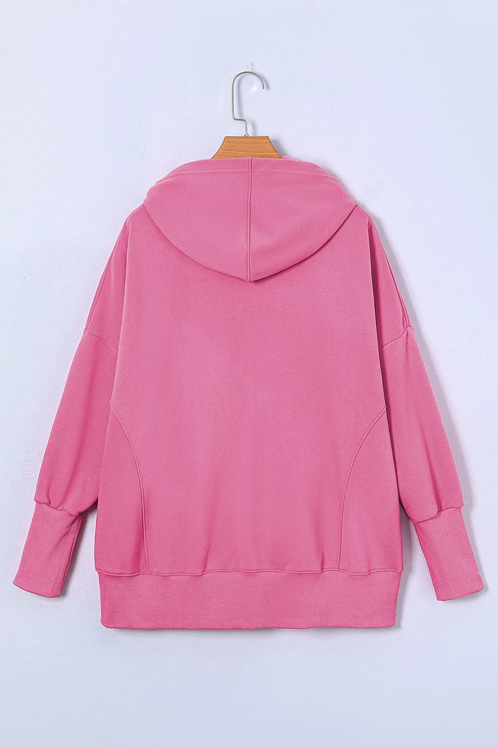 Quarter-Snap Dropped Shoulder Hoodie, image 17