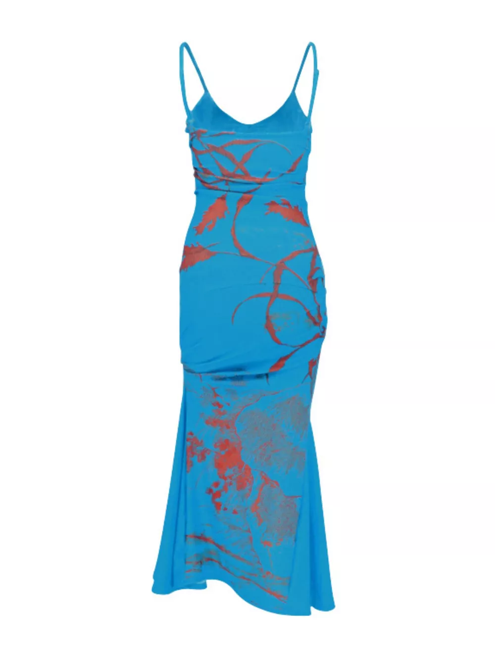 Printed Spaghetti Strap Maxi Dress, image 13