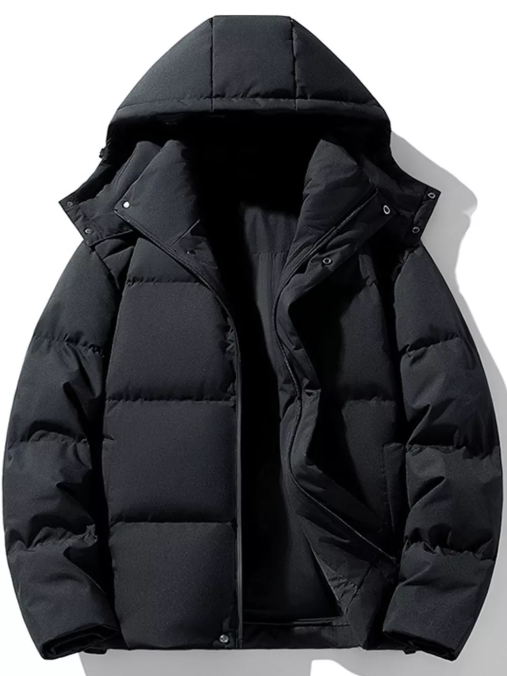 Men's Plus Size Hooded Padded Winter Coat