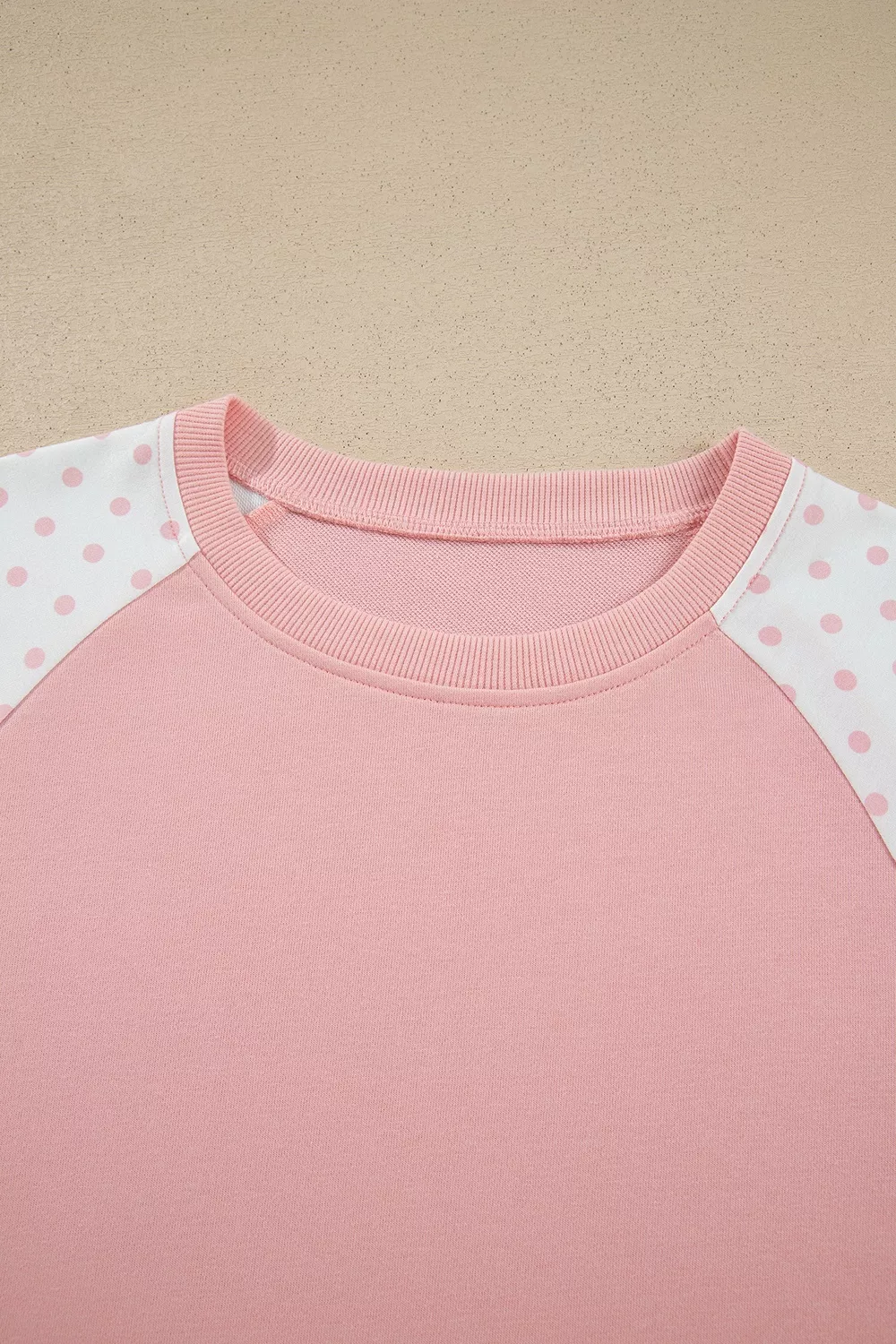 Polka Dot Cropped Sweatshirt and Wide-Leg Pants Set, image 7