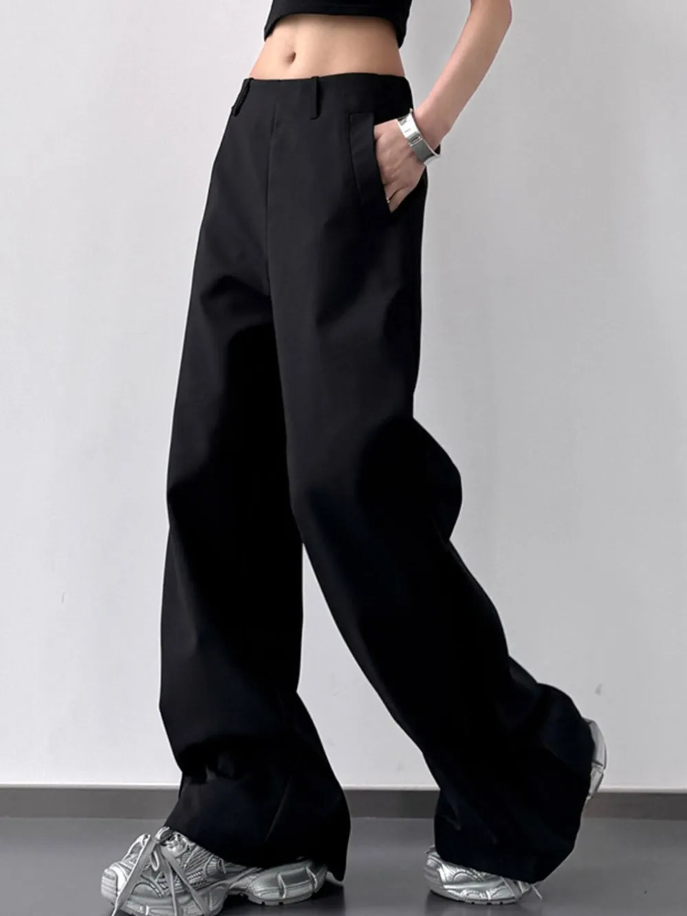Wide Leg High Waist Pants, image 3