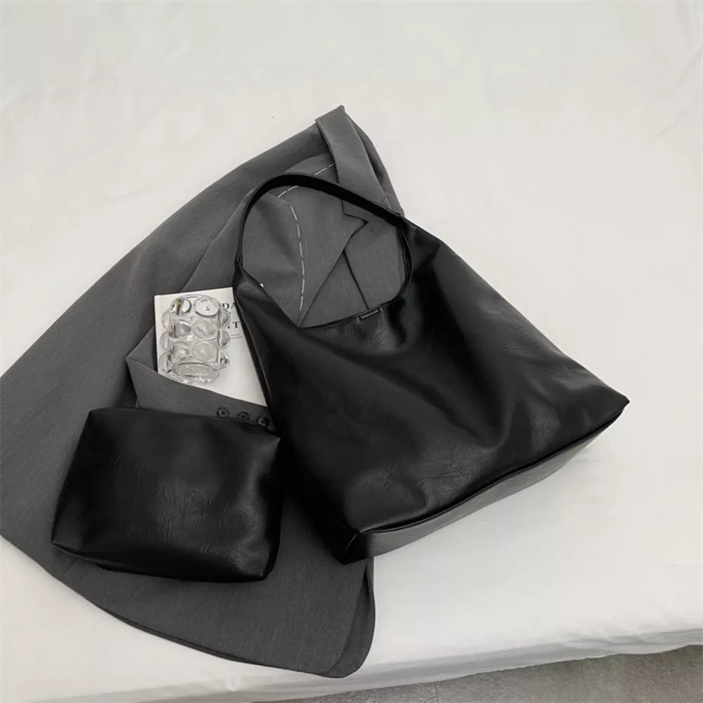 Lightweight Leather Tote Bag