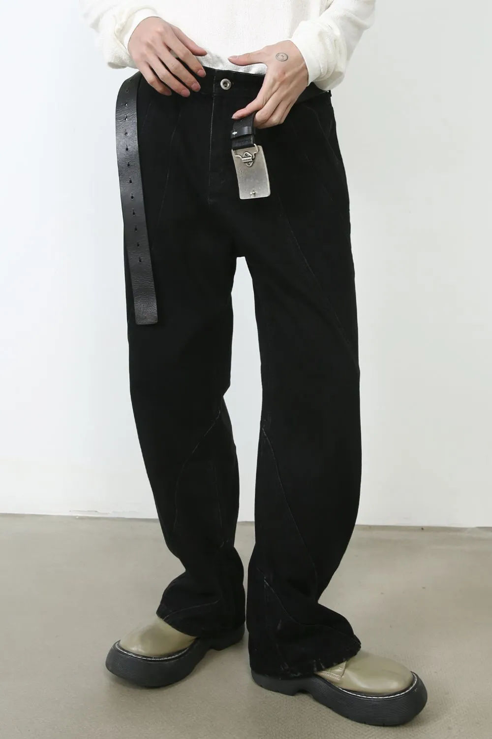 Men's Baggy Jeans with Pockets, image 3