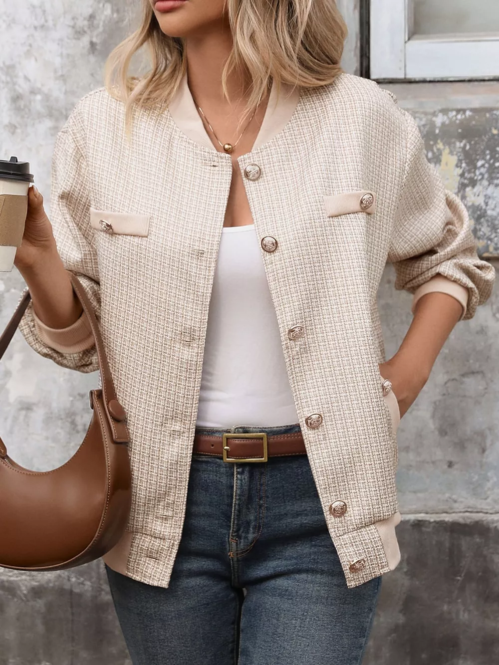 Button Up Long Sleeve Jacket, image 5