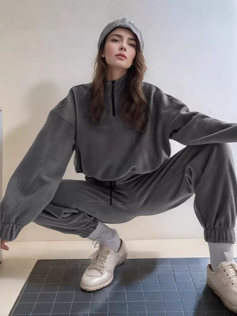 Quarter Zip Sweatshirt and Pants Set, image 21