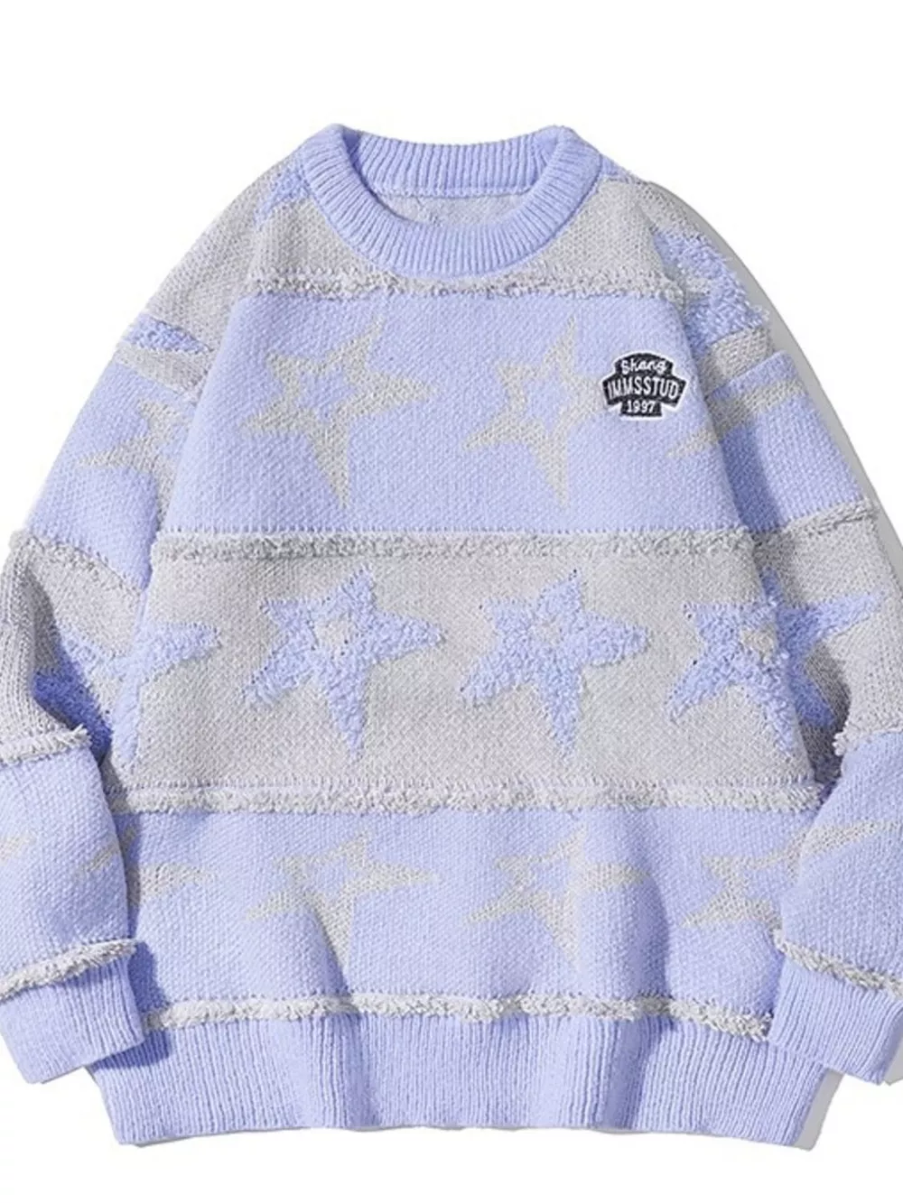 Men's Star Pattern Knitted Sweater