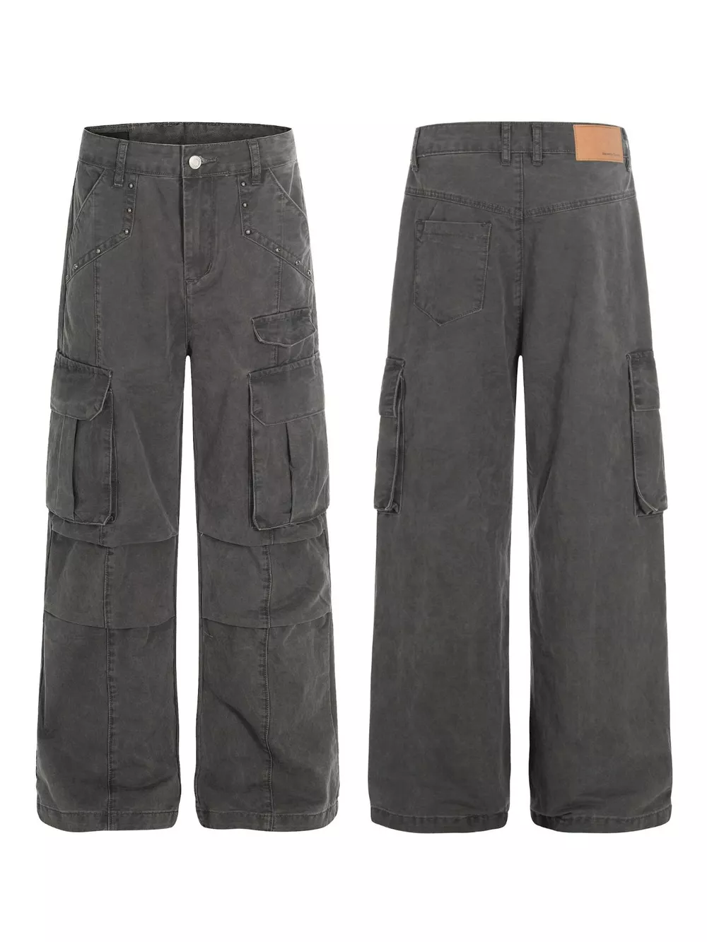 Men's Vintage Washed Cargo Pants, image 4