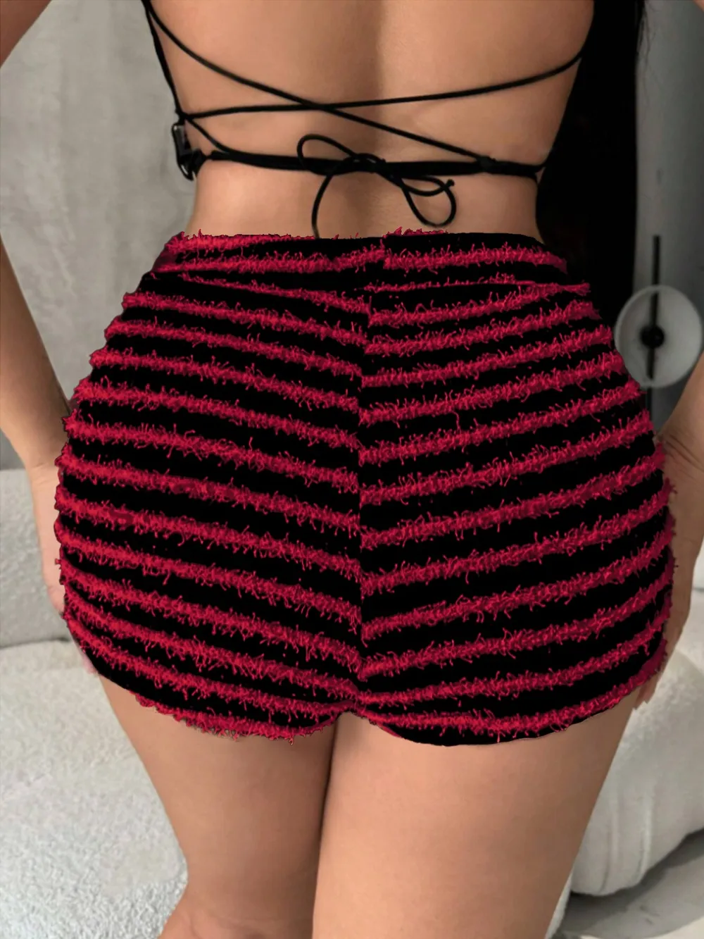 Striped High Waist Shorts, image 8