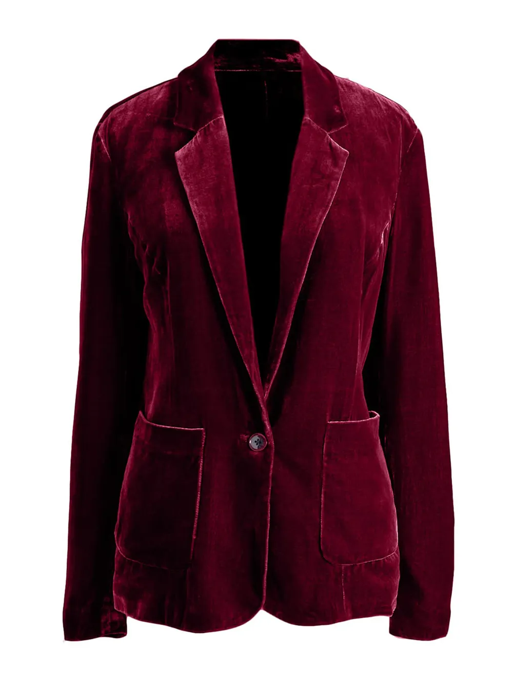 Pocketed Button Up Lapel Collar Blazer, image 14