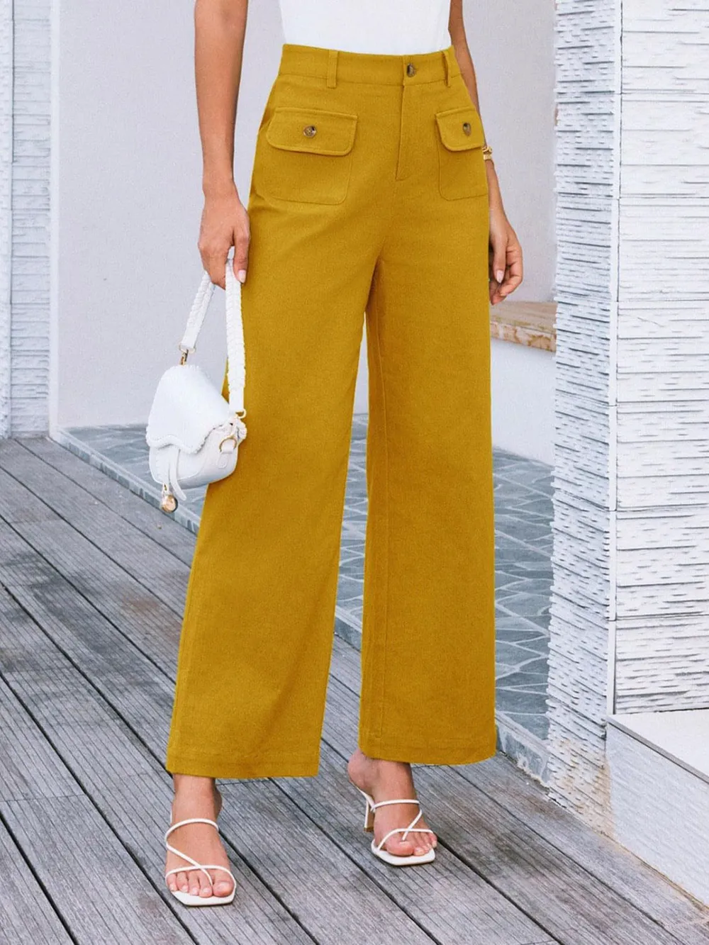 High Waist Wide Leg Pants, image 19